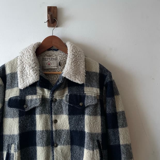 80's USA Vintage Sheplers Wool Sherpa