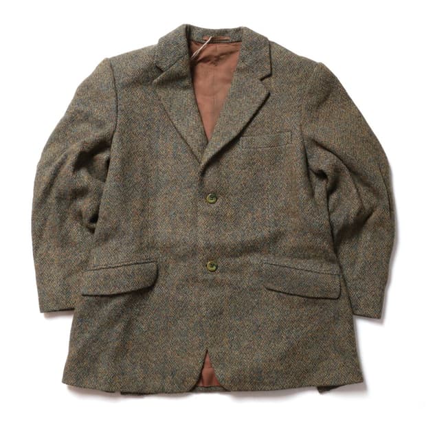 해리스 트위드 Harris Tweed 2B Wool Blazer 