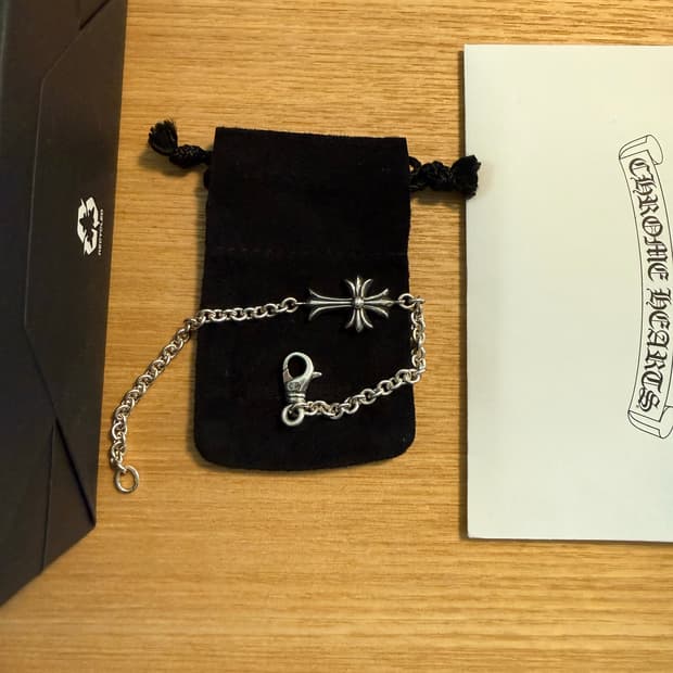 새상품 Chromehearts 크롬하츠 크로스 ne 체인 팔찌