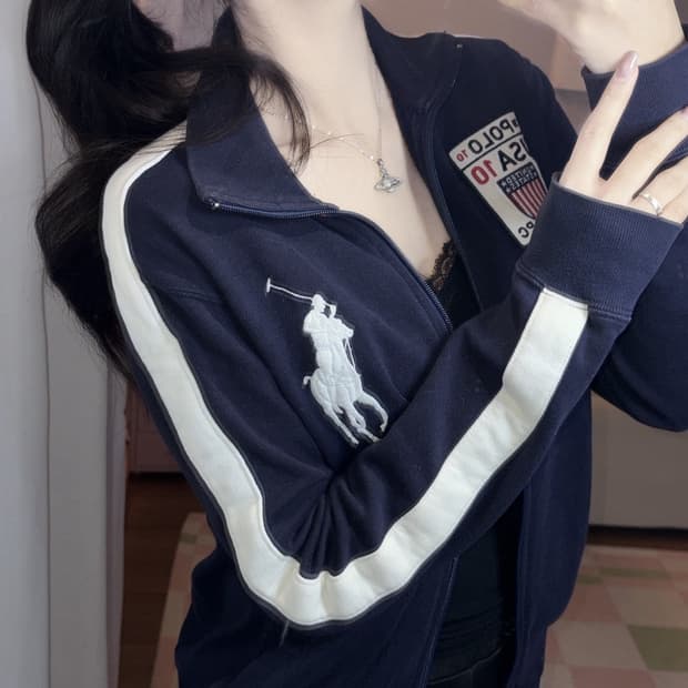 🐰폴로 랄프로렌 빅포니 usa 성조기 희귀매물 집업🪽