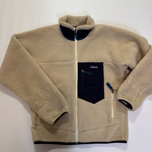 파타고니아 베이지 후리스 집업(S사이즈)