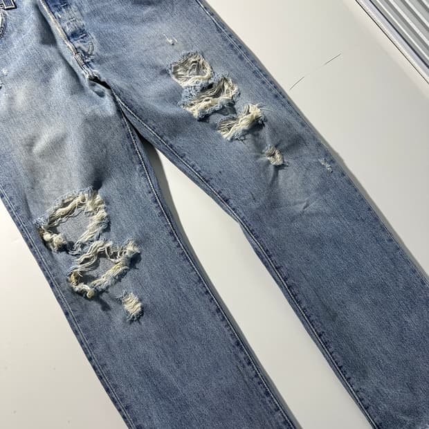00s Levis 리바이스 Distressed 501 W31 L30