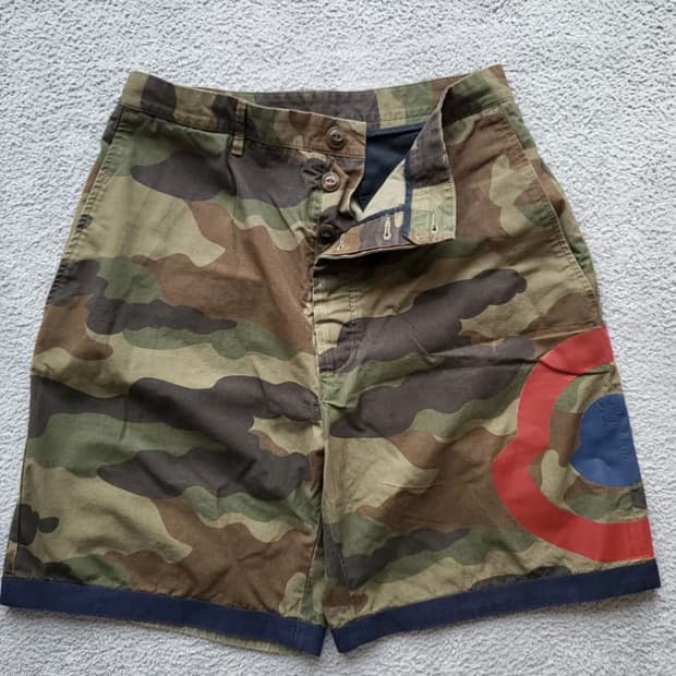 몽클레어 카모플라주 숏팬츠 46