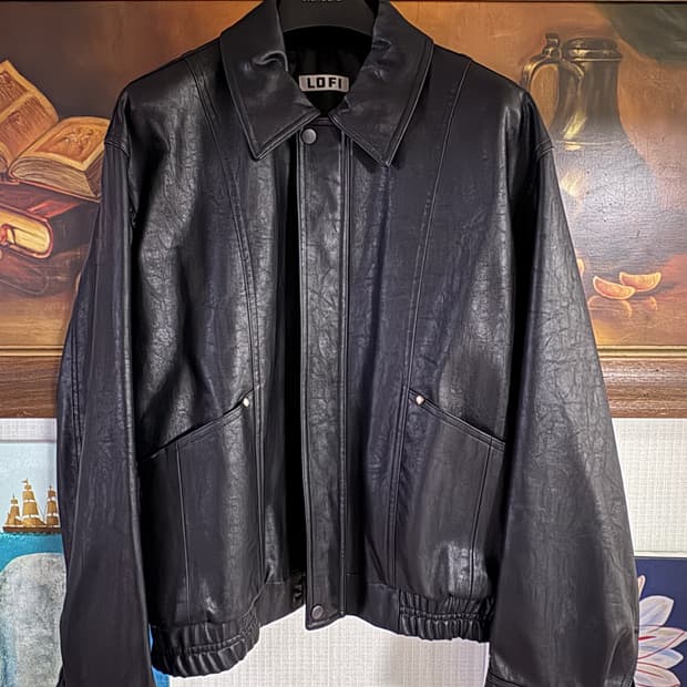 로파이 비건레더자켓
