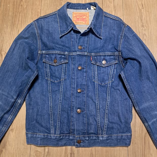 리바이스 타이거자수 데님자켓 40