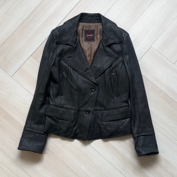 sheepskin leather jacket