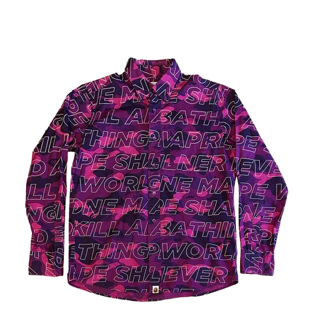 베이프 퍼플셔츠