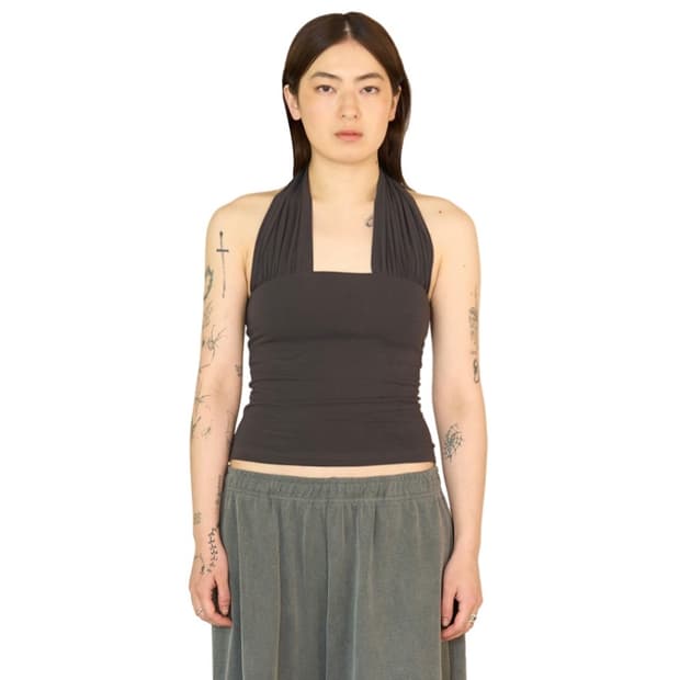몸 / Bold halter top / Shadow