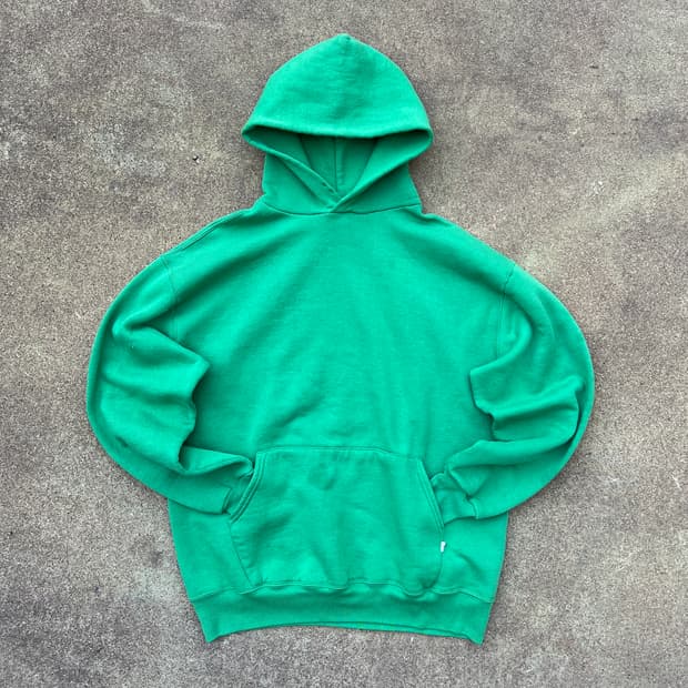 [XL] 90s 러셀 에슬레틱 후드 라이트 그린