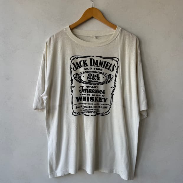 80s Jack Daniels 티셔츠
