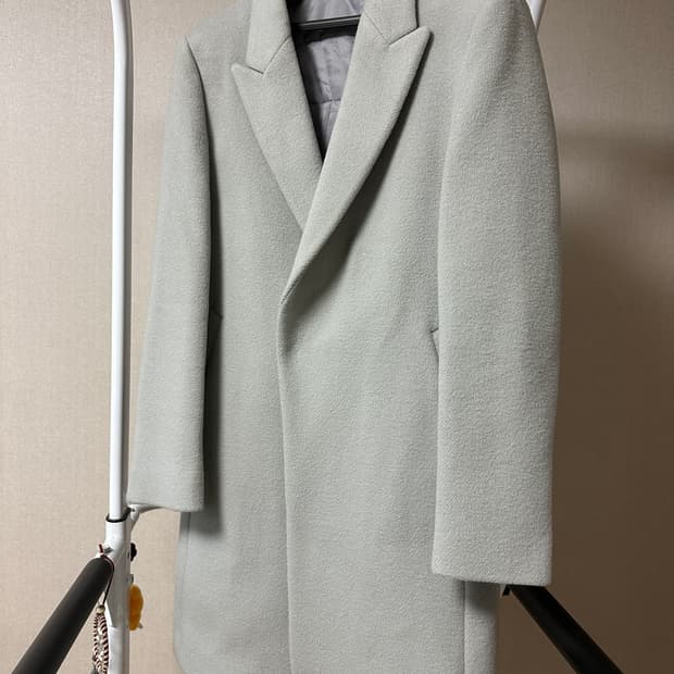 지오지아 반더블 모직코트 95 그레이