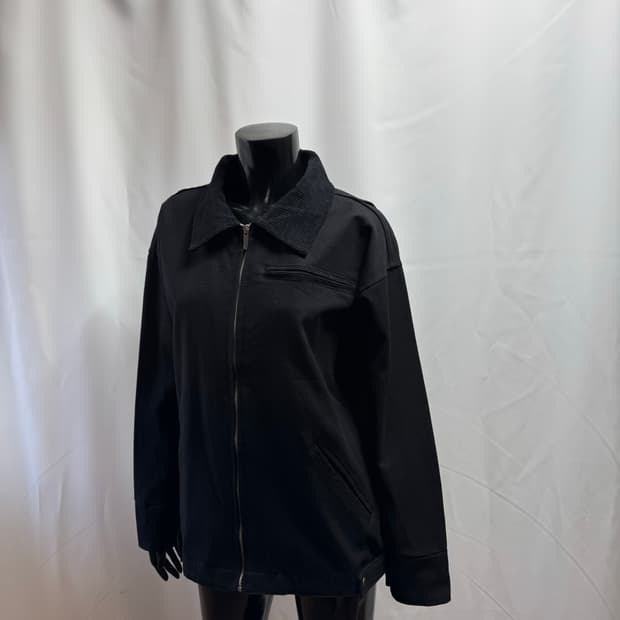 코튼 하프 워크 자켓