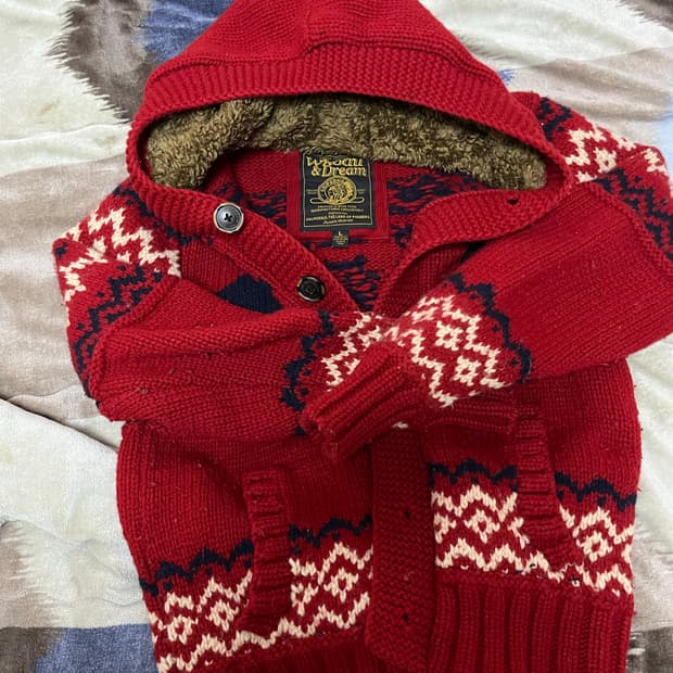 [S] 울80 니트 후드 판매합니다!