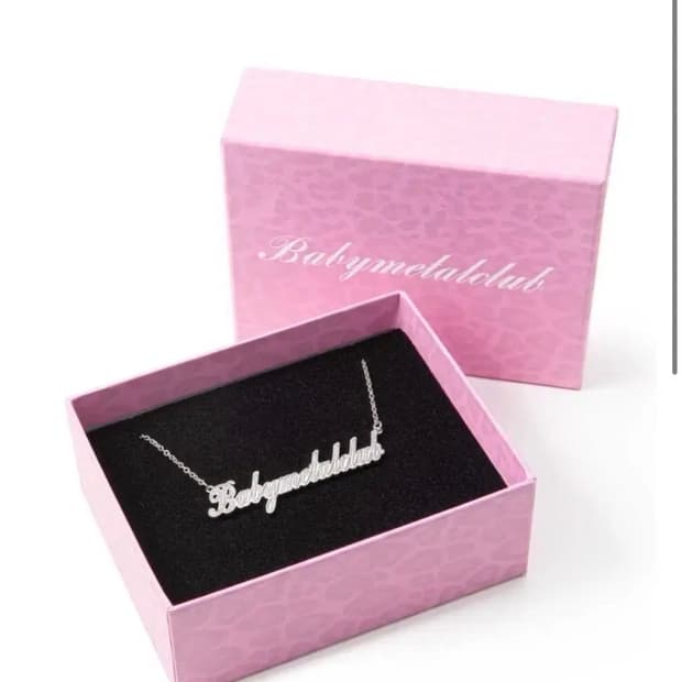 베메클 베이비메탈클럽 로고 목걸이 실버