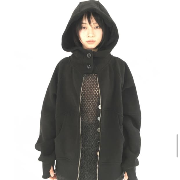 winter eggshell 후드집업 