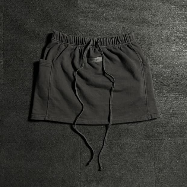에센셜 피어오브갓 플리스 미니 스커트