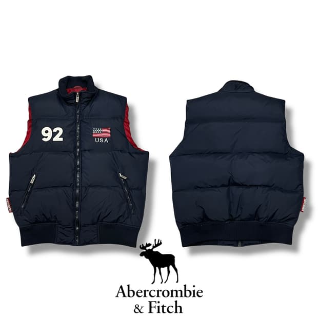 아베크롬비 다운 패딩베스트 s08794