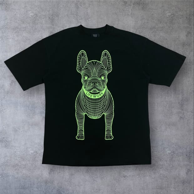 라이프워크 라독 빅로고 블랙 반팔티