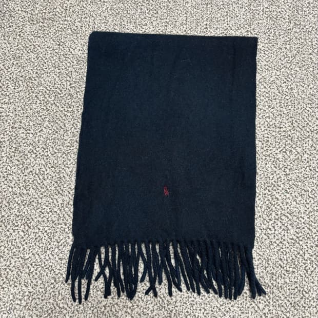 [택포,램스울100] 폴로 랄프로렌 이태리 머플러 목도리 [B+]