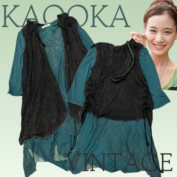 🍀하구미의 히피 원피스 코디세트🍀에스닉 그런지 모리걸 일본빈티지