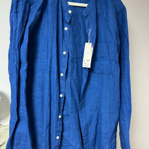 유니클로 리넨셔츠 XL