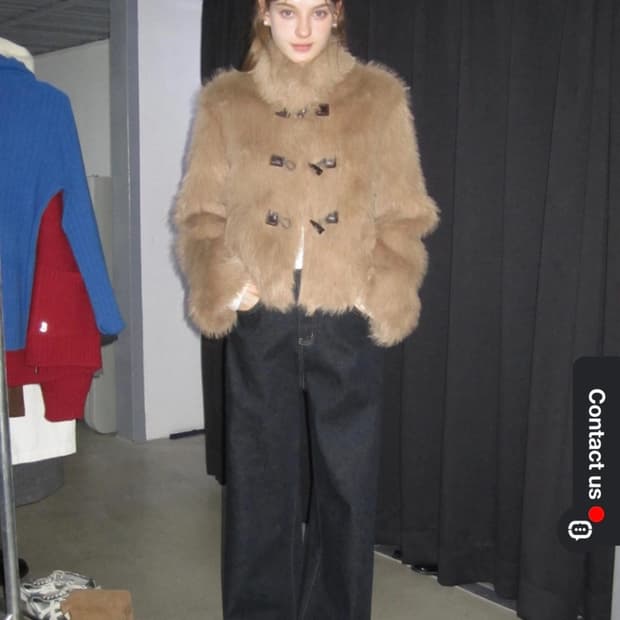 EGGKA 퍼 자켓 (이나연착용)