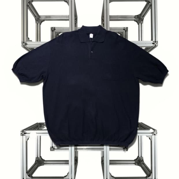 Kaptain Sunshine Black Short Sleeve Knit