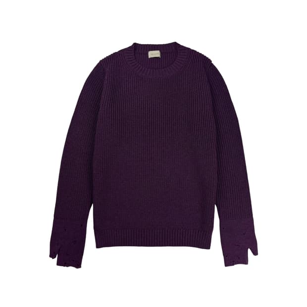damaged glove sweater