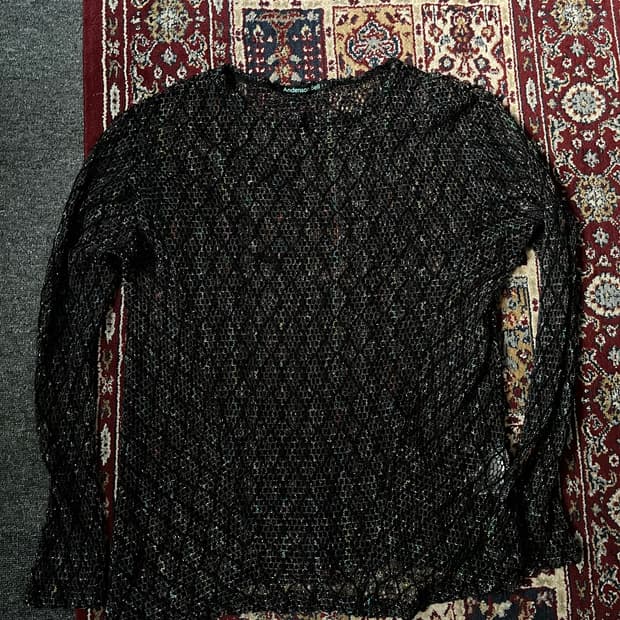 andersson bell net boat neck pullover s