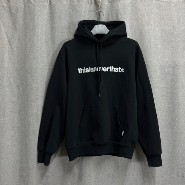 [L] 디스이즈네버댓 빅로고 기모 긴팔 후드티