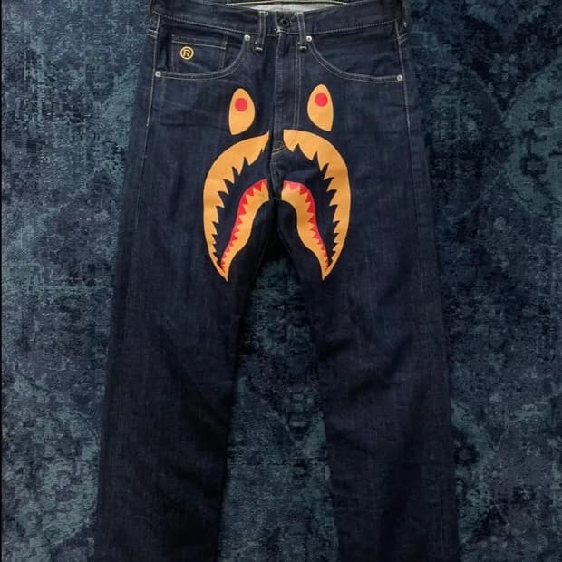 OG 베이프 샤크 데님팬츠 