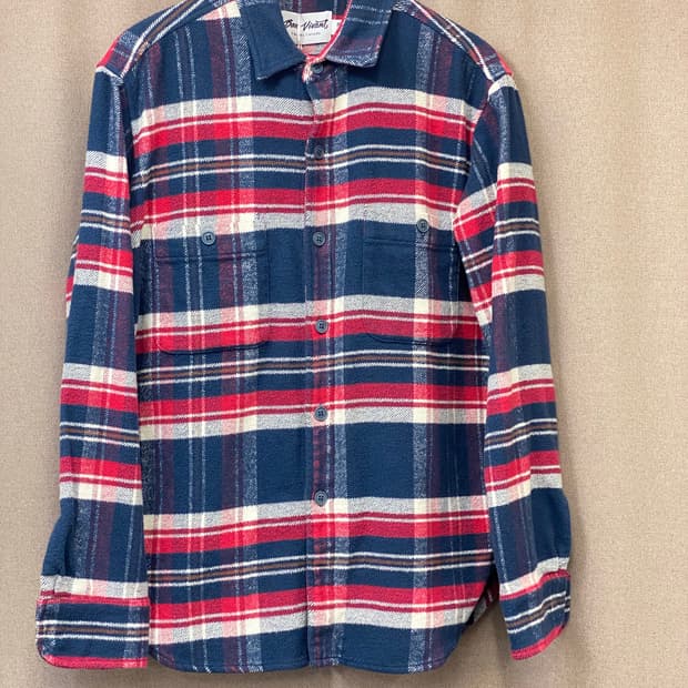 bon vivant 플란넬 체크 셔츠