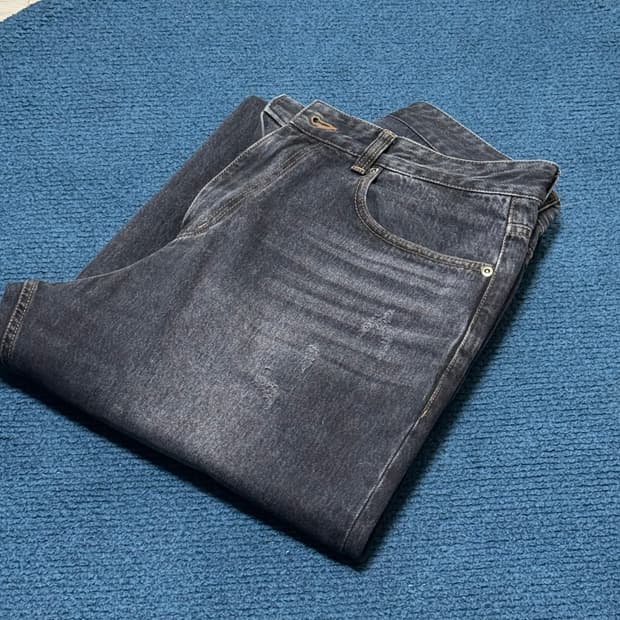 벨리에 트루와이드 데님 블랙 m