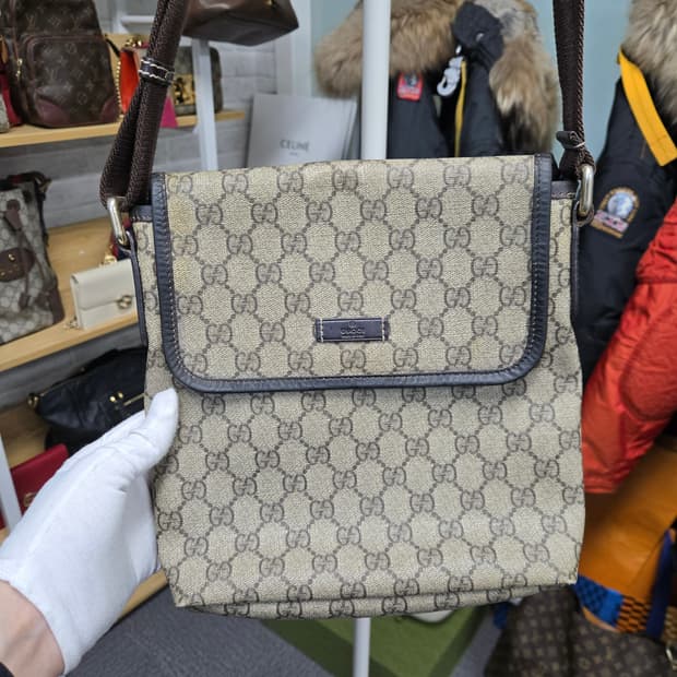 [특가][정품] 구찌 시그니처 메신저백