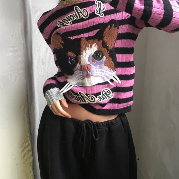 Gucci 구찌 캣 니트 