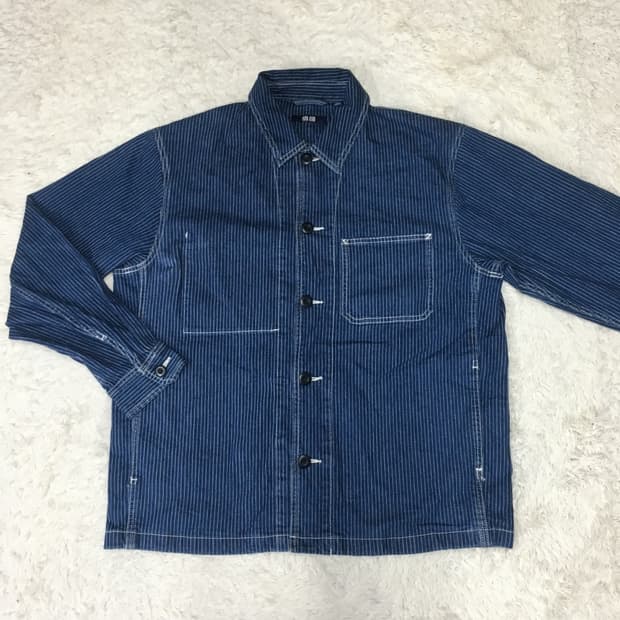 유니클로 히코리 데님 워크자켓 DD15