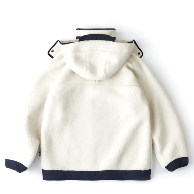 노티카 헤비듀티 보아 플리스 자켓 아이보리 XL 남녀공용