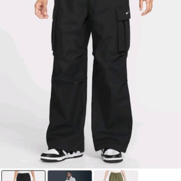 나이키 미드라이즈 오버사이즈 카고팬츠 (D86