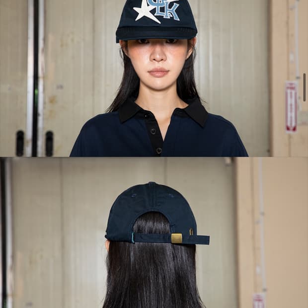 글랙 레트로 베이스볼캡 네이비