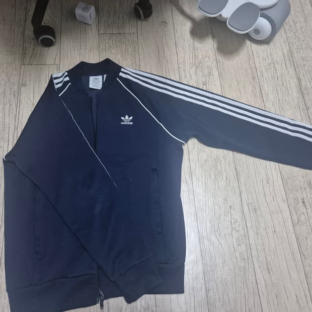 아디다스 슈퍼스타 투웨이 네이비 져지