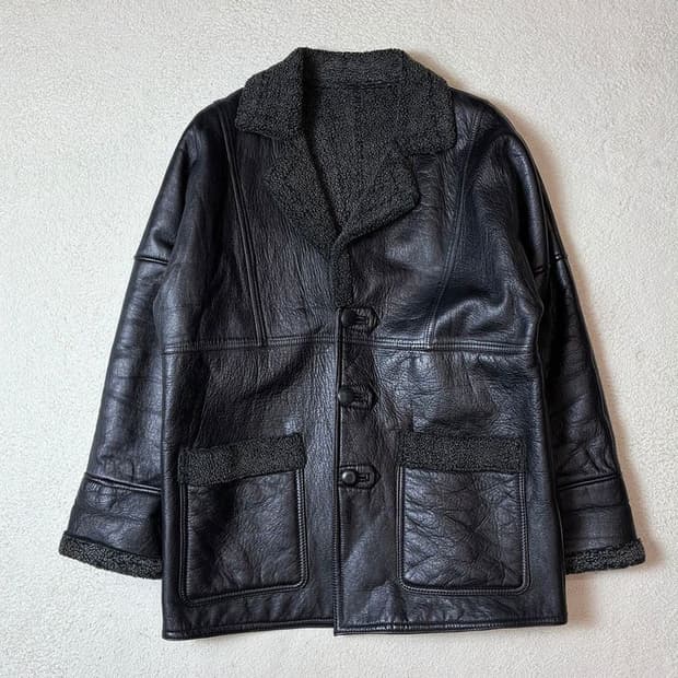 YETI 00's 양가죽 무스탕 사파리 코트 PN7150