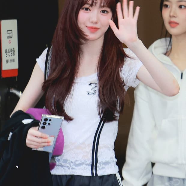 [나띠, 키키 수이 착용] SETUP EXE 33 LACE TOP