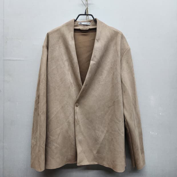자라 ZARA 스웨이드 자켓 가디건 XL