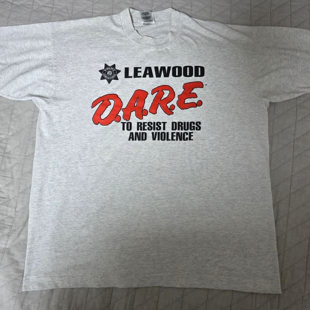 [XL] 90s 빈티지 DARE 티셔츠 그레이 ver. 후룻 그레이