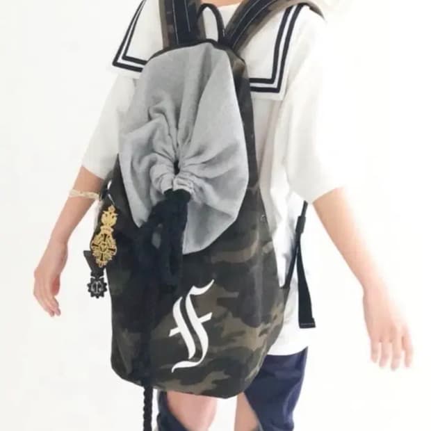 샵페어리 카모 백팩