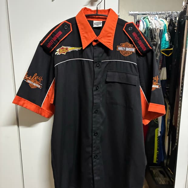 👕 [새상품] 할리데이비슨 반팔 셔츠 L/100