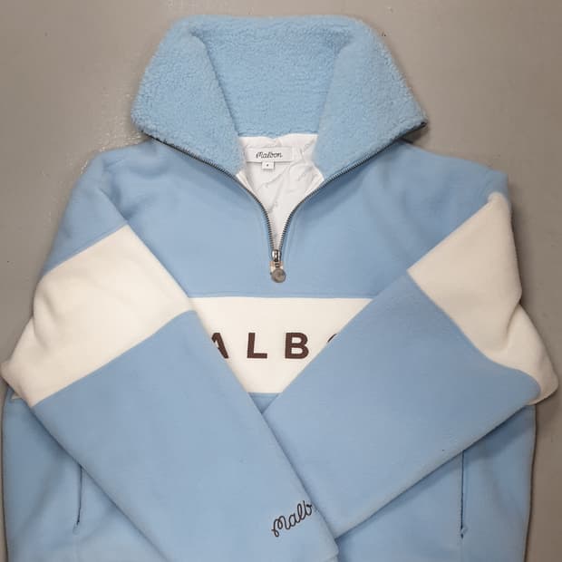 말본 골프 여성 플리스 하프넥 풀오버 S