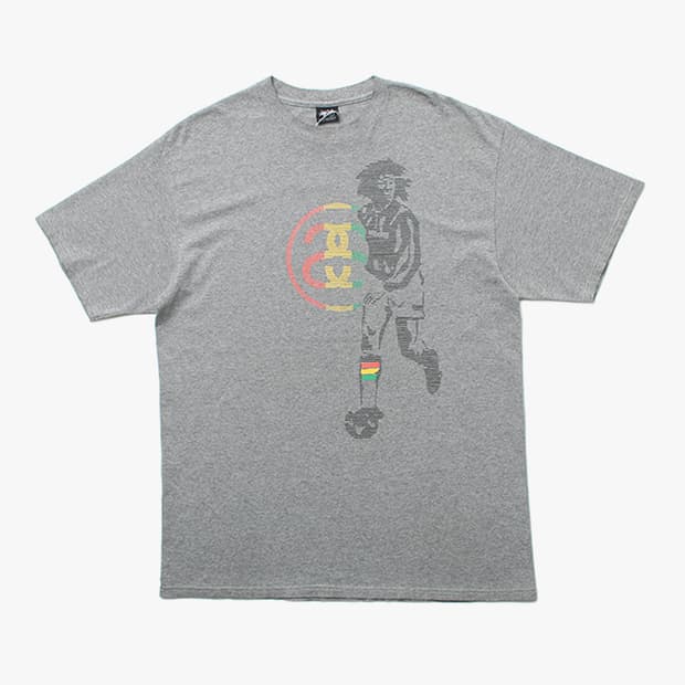 STUSSY "90's Grey Half T-Shirts"