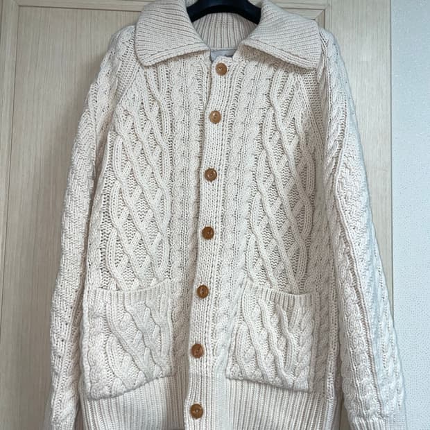 던스트 유니섹스 피셔맨 니트 가디건 m사이즈