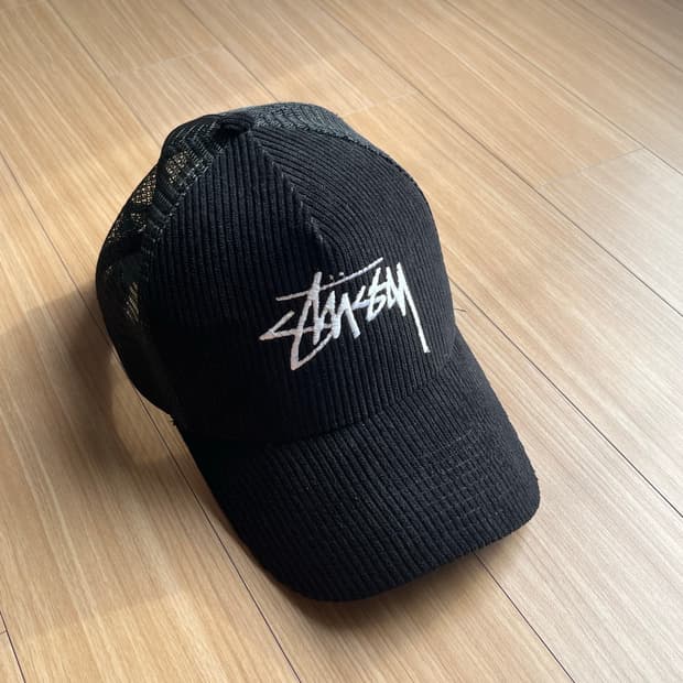 스투시 코듀로이 트러커 볼캡